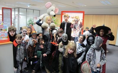 Halloween in den dritten Klassen