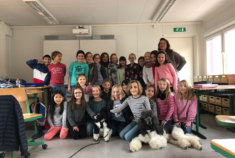 Tierischer Besuch beim Talentkurs