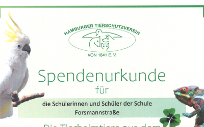 Unsere Spende für das Tierheim in der Süderstraße