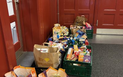 Vielen Dank für die Essenspenden!